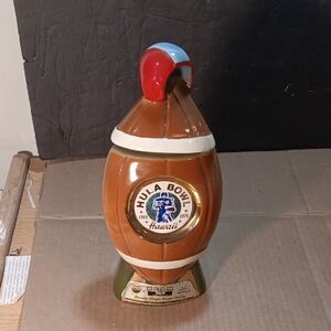 Hula Bowl Hawaii Jim Beam Decanter